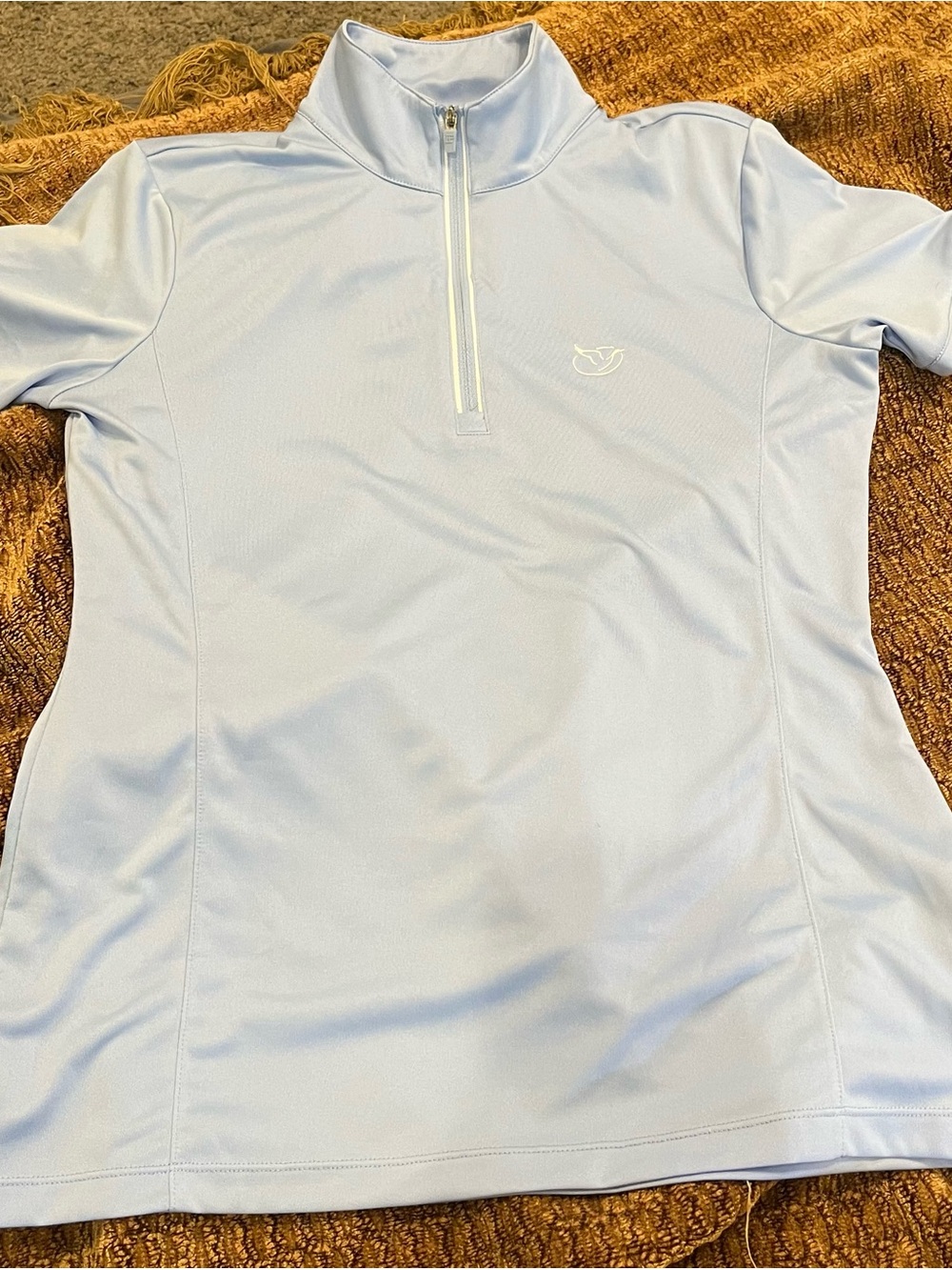 EP New York Light Blue Women’s Quarter-Zip Top - Unbranded